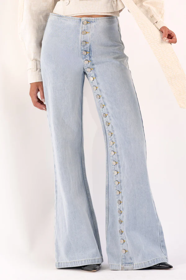 Marseille Denim Jeans — Light Wash view 2